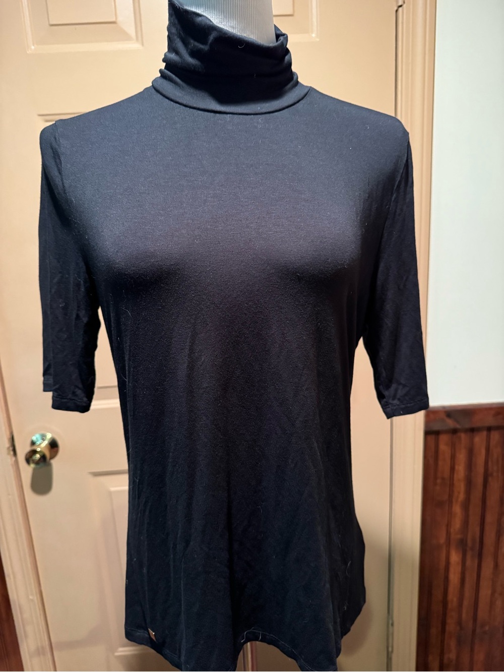 Ralph Lauren Black Turtleneck Shirt - short sleeved